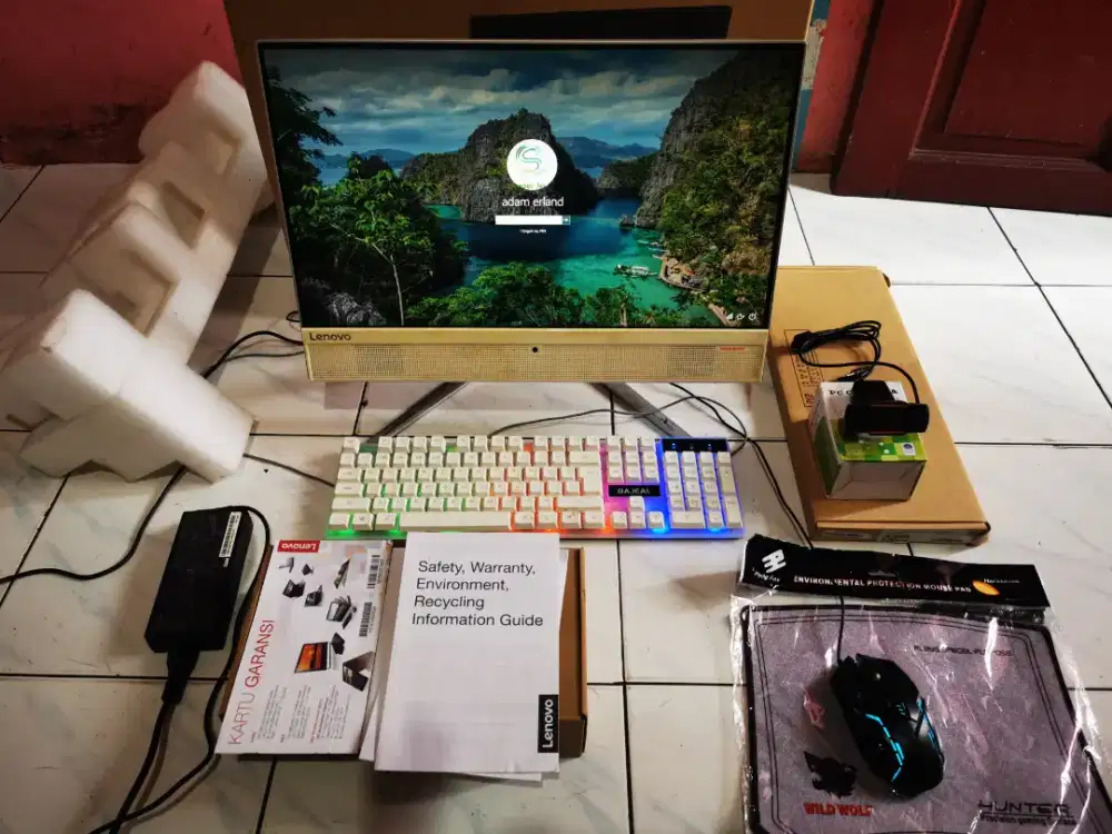 Pc all in one lenovo fulset normal