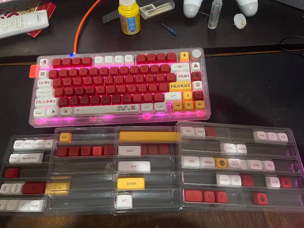 WTS Keycaps Evangelion Asuka