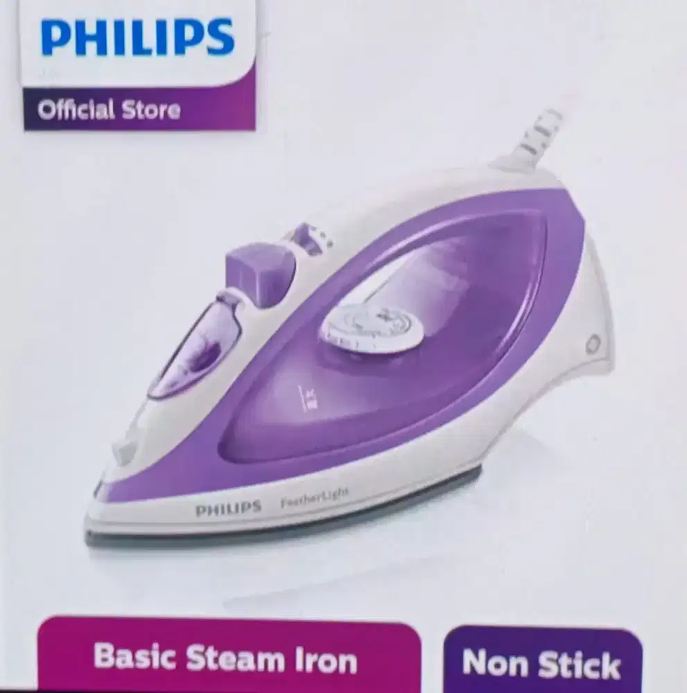 Setrika Uap Philips 2in1 bisa uap dan kering 400 watt GC 1418 / Gc1418