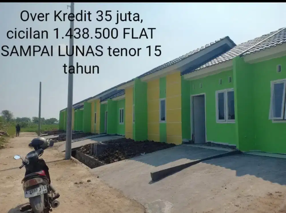 Over kredit perumahan sepatan cicilan flat sampai lunas