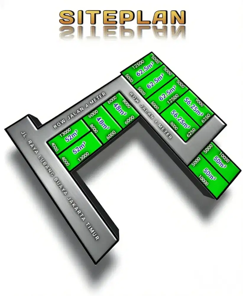 Tanah kavling pinggir jalan raya lubang buaya cipayung jakarta timur