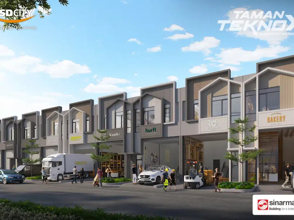 Gudang Multifungsi Dekat Tol Taman Tekno X Tahap 2 Bsd City