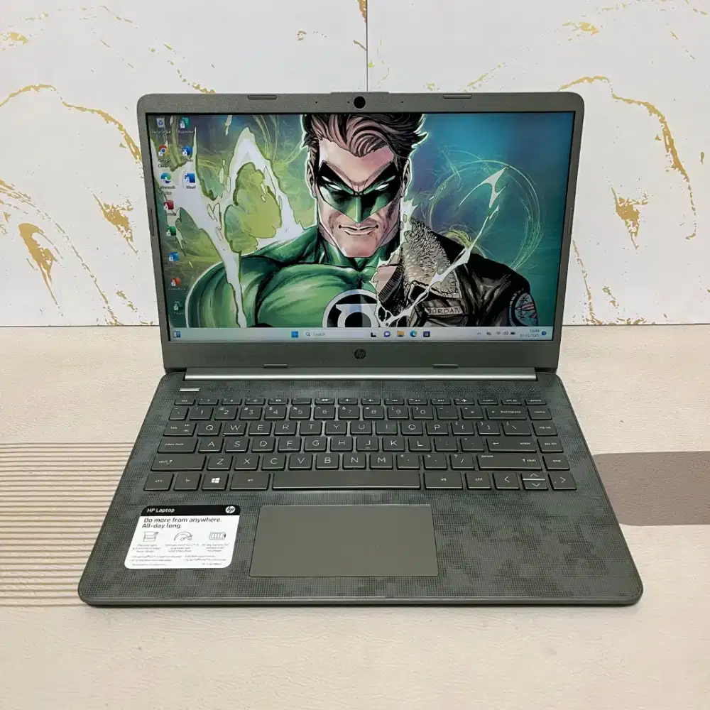 Laptop HP 14-dq (Warna Hijau Army, Limited Edition)