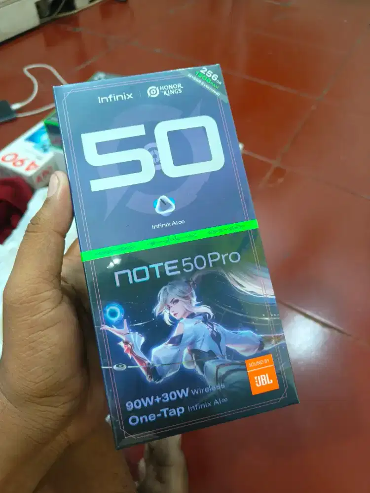 New Infinix note 50 pro ram8/256 garansi resmi 1 tahun