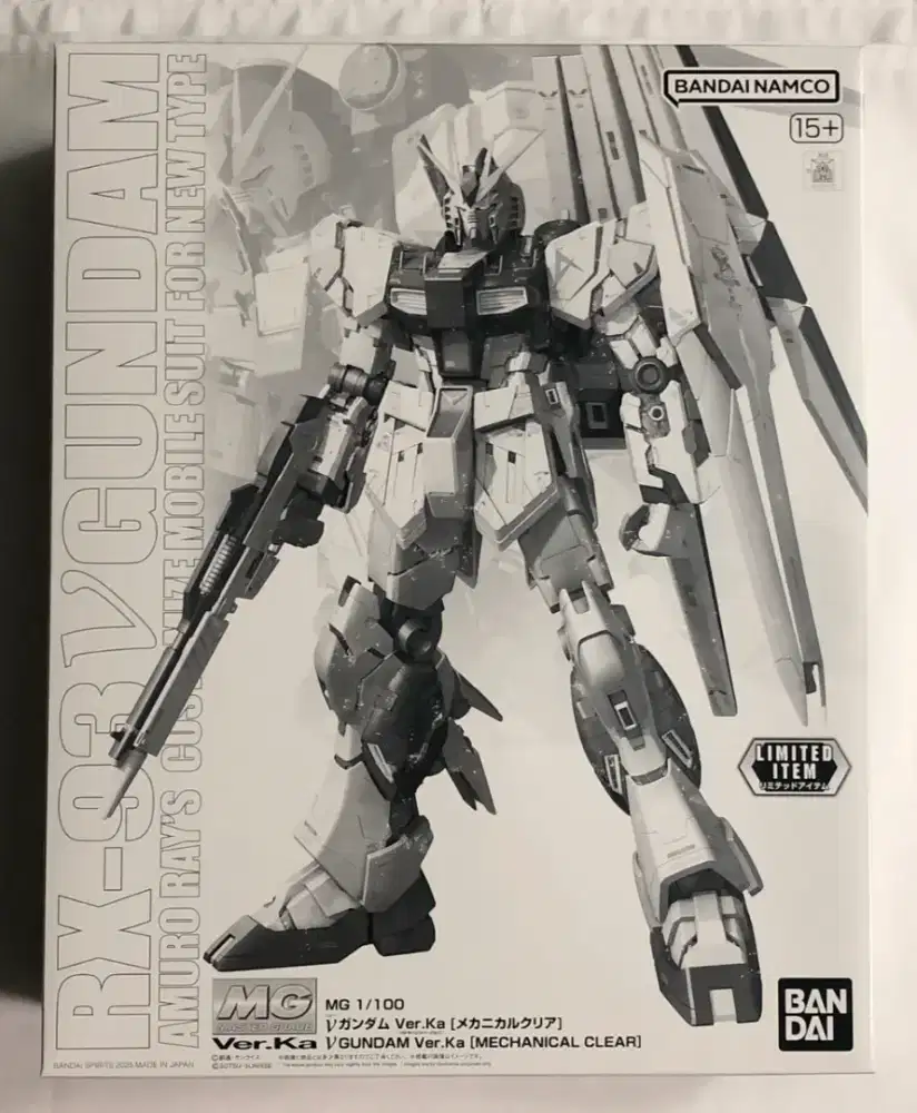 RX-93 V Gundam Ver.ka 1/100 MG  limited item (rare) Bandai ori