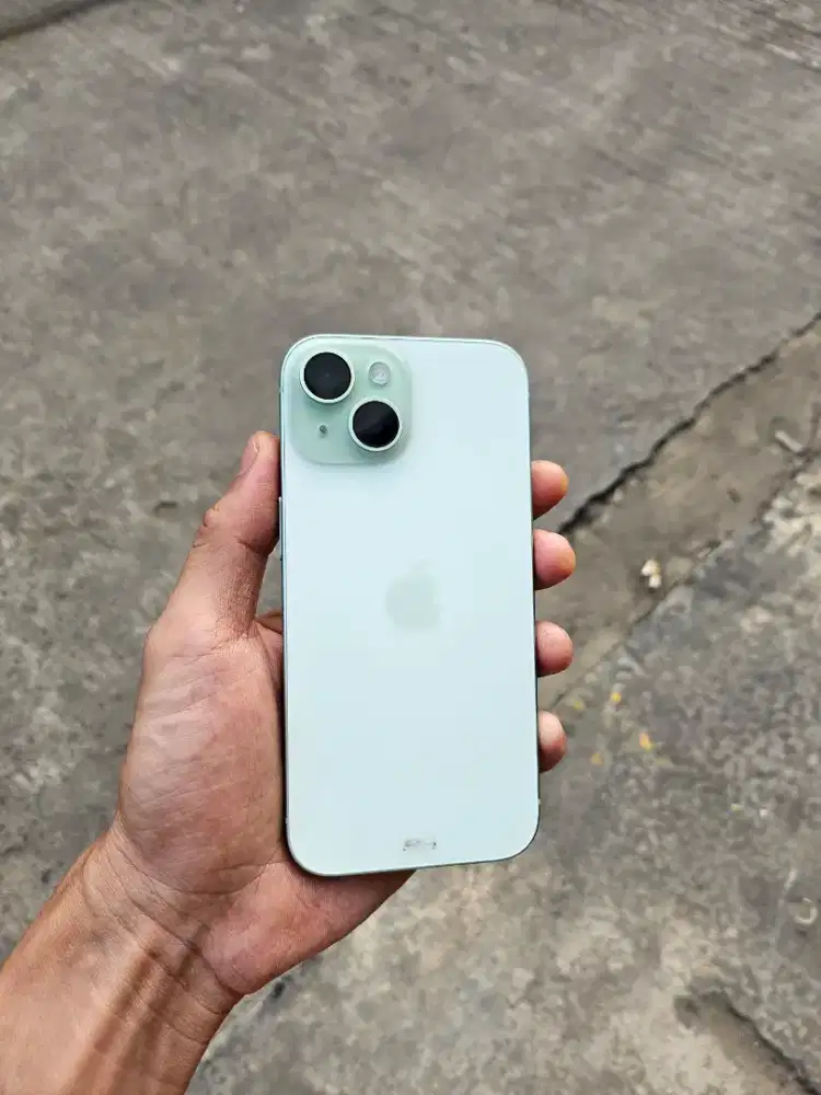iPhone 15 128gb Green , Ex iBox , Bh 95% , Garansi Sampai April 2026