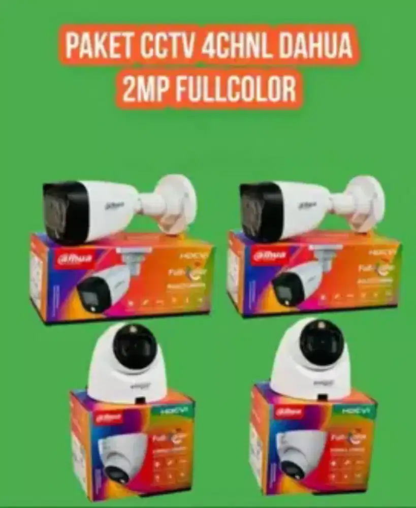 paket cctv dahua full color 2mp