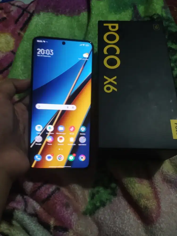 Poco x6 5g ram 12/256gb fullset