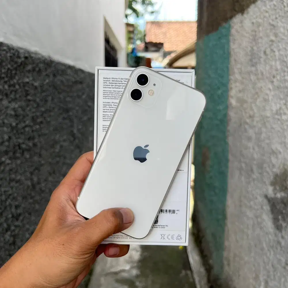 iPhone 11 64 Gb Resmi iBox White Fullset Original Nominus