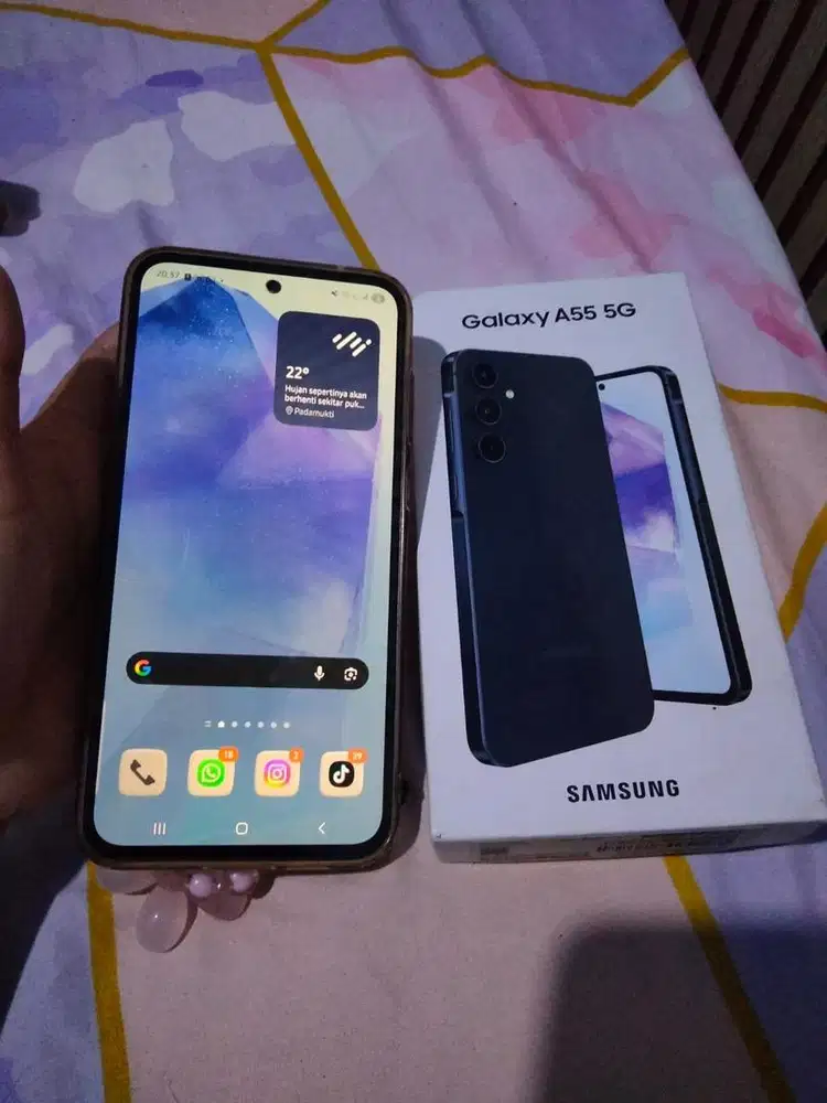Samsung A55 5G 8/256gb Fullset Mulus