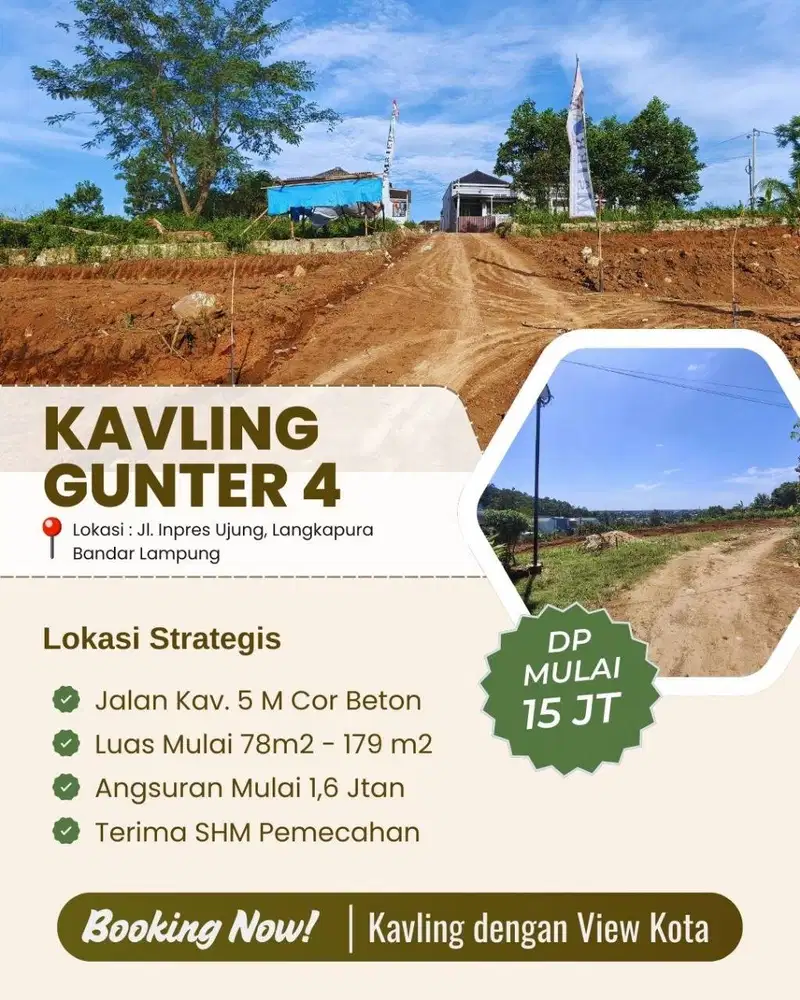 KAVLING LANGKAPURA LOKASI NYAMAN BEBAS BANJIR