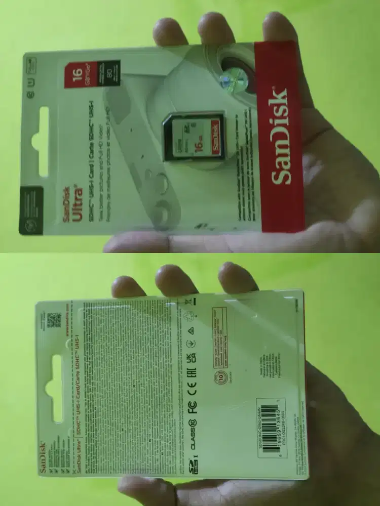 San disk Memori SDHC 16 GB