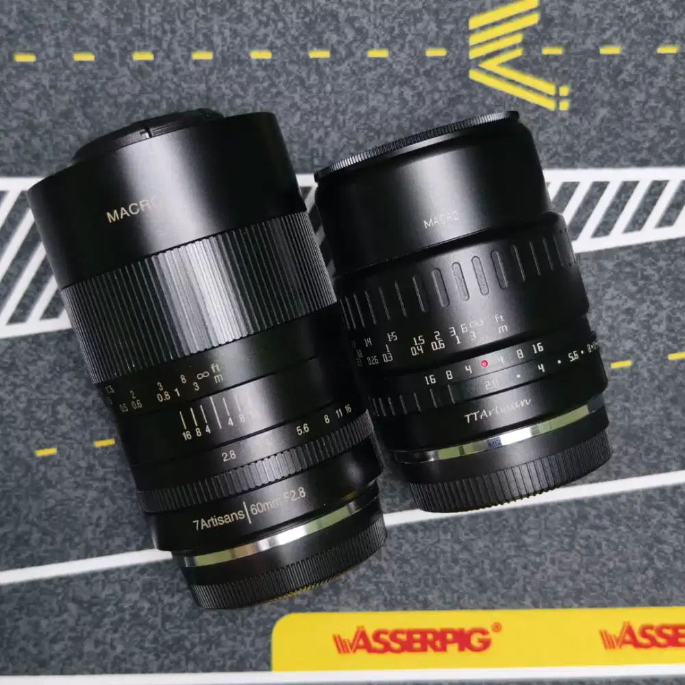 7artisans 60mm macro & TTartisan 40mm macro