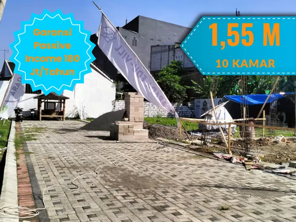 Dekat Kampus UMM Rukost Premium 1,55 M Legalitas Aman