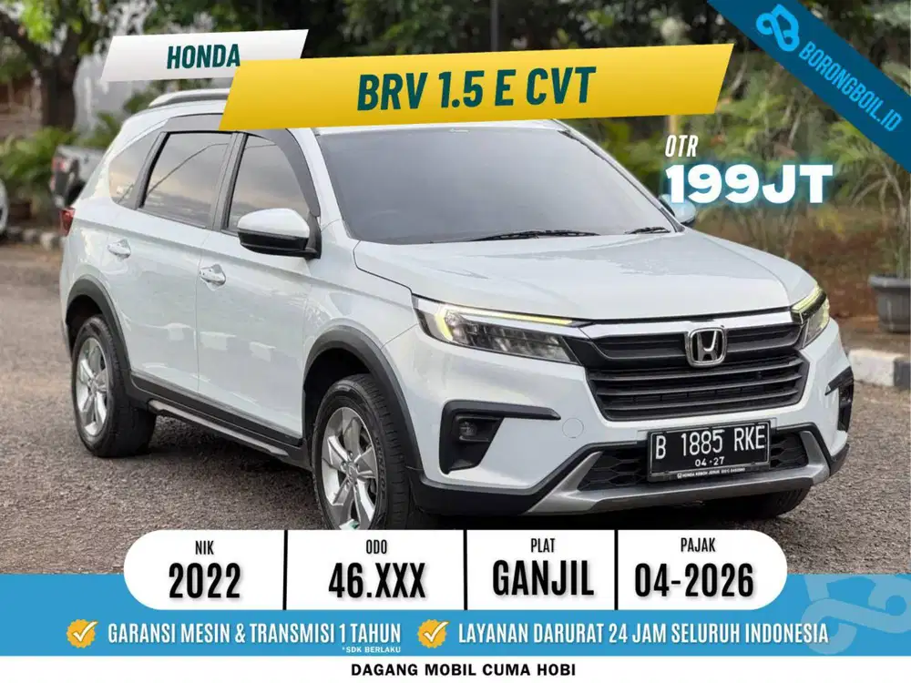 Honda BRV 1.5 E CVT 2022 Putih Orchid