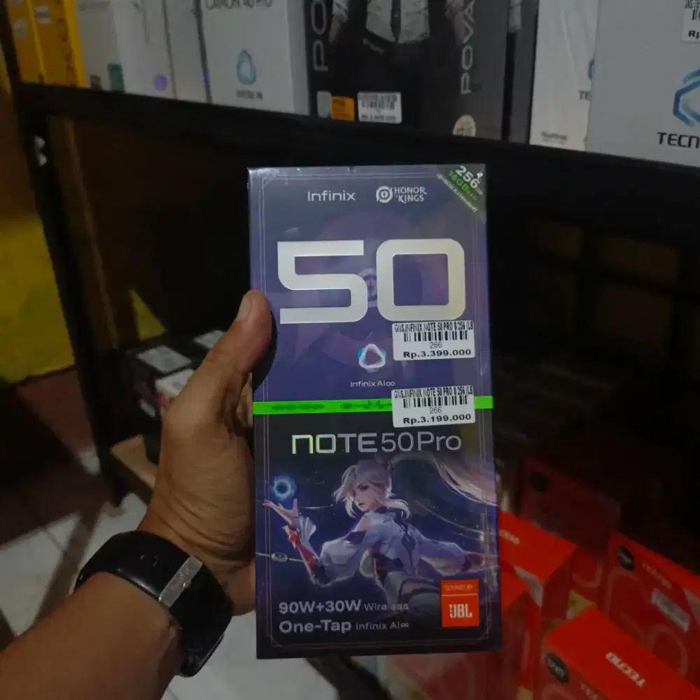 INFINIX NOTE 50 PRO 16/256GB 'ATLANTIS DAHSYAT'