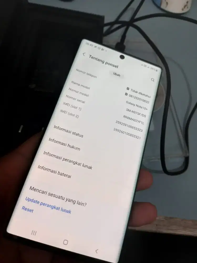 Dijual Samsung Note 10 Plus Ram 12