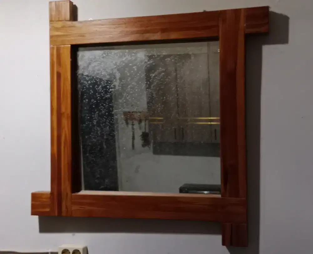 Cermin Frame Kayu Jati