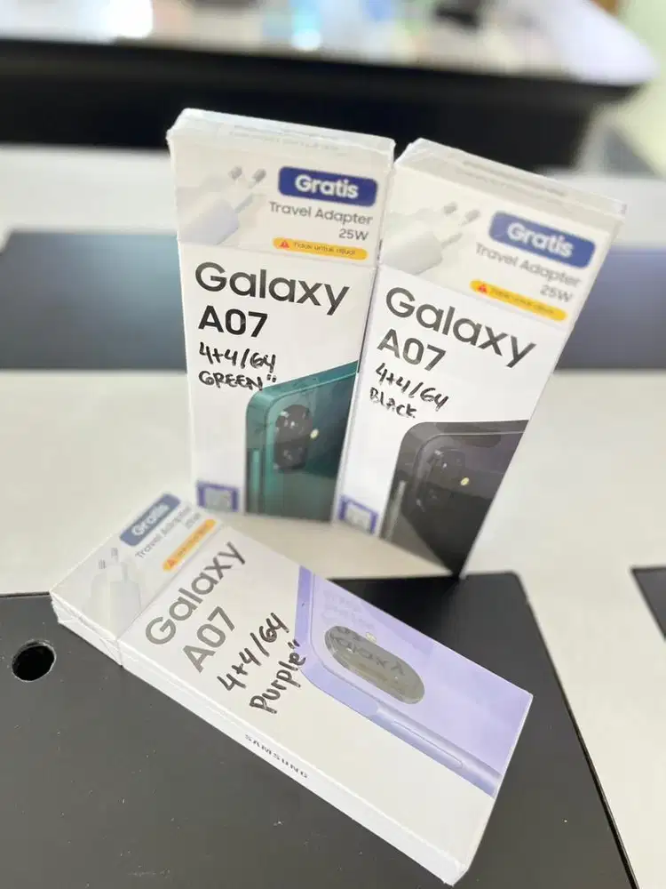 PROMO SAMSUNG A07 RAM 4+4/64GB GRATIS CASING