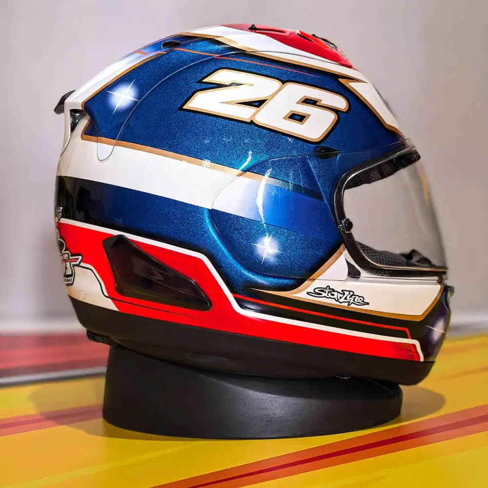 Arai RX7X Samurai Blue Pedrosa  Size XL