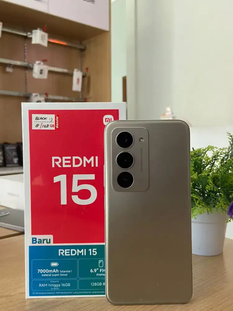 PROMO TERMURAH REDMI 15 8/256 NEW SEGEL