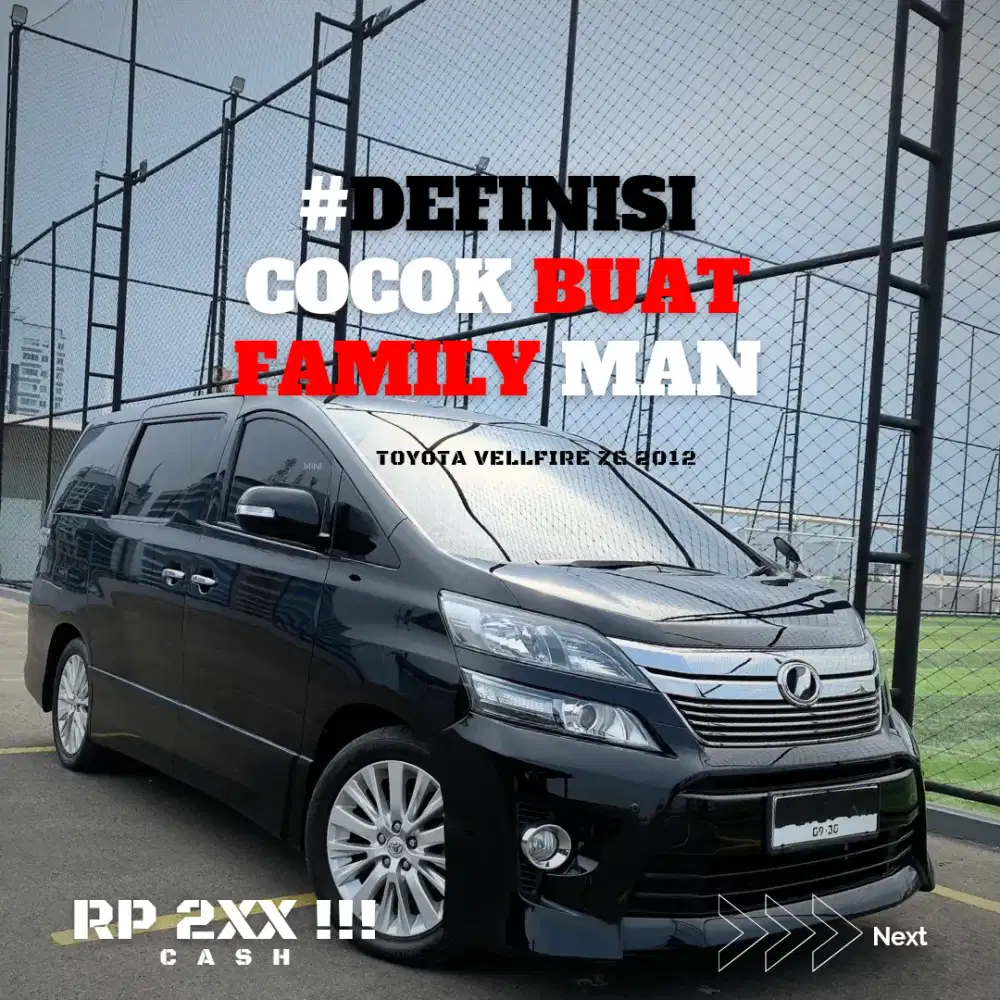 Toyota Vellfire ZG VIP SEAT 2012