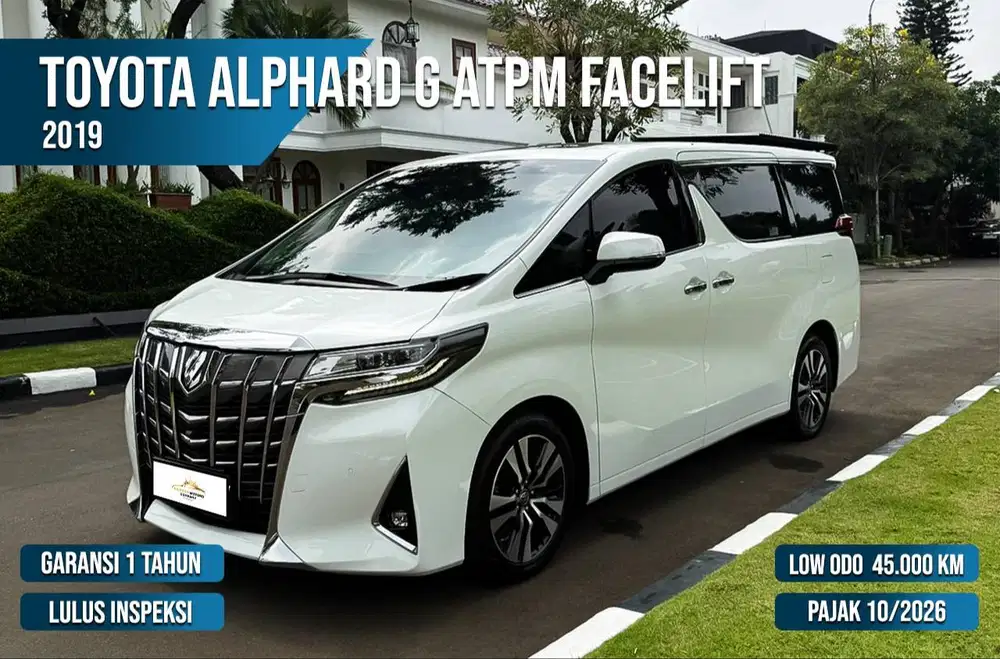 Good Deals Sale Special (HIGH DEMAND! 2019 Toyota Alphard G ATPM)
