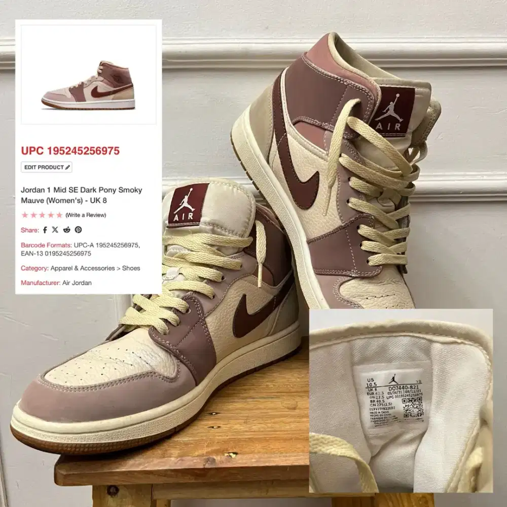 Nike Air Jordan 1 mid SE Dark Pony Smoky