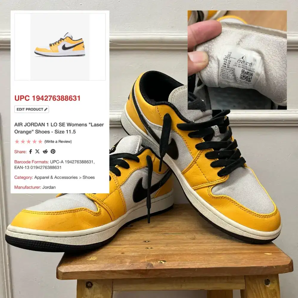 Nike Air Jordan LO SE laser orange