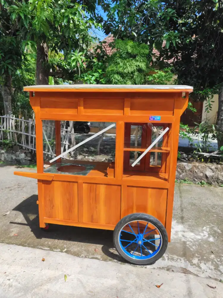 Gerobak Angkringan Bakso Mie Ayam PeceL Bubur Sate Martabak Ronde dlL
