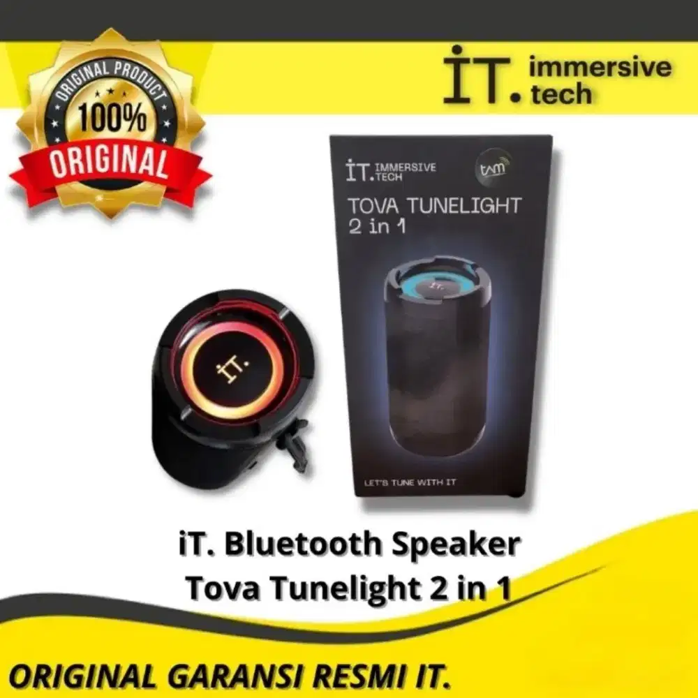 IT IMMERSIVE TECH by TAM TOVA TUNELIGHT 2 in 1 BLUETOOTH