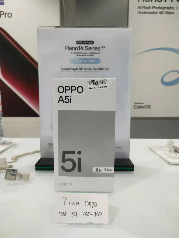 Oppo A5i Ram 4+4/128gb ATLANTIS DAHSYAT