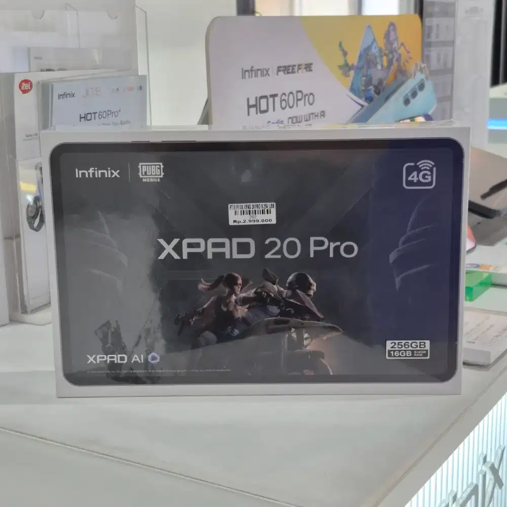 INFINIX XPAD 20 PRO 4G 8/256GB GARANSI RESMI 1 TAHUN