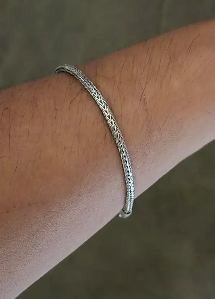 Gelang / bracelet perak asli 925 (perak sterling)..good condition