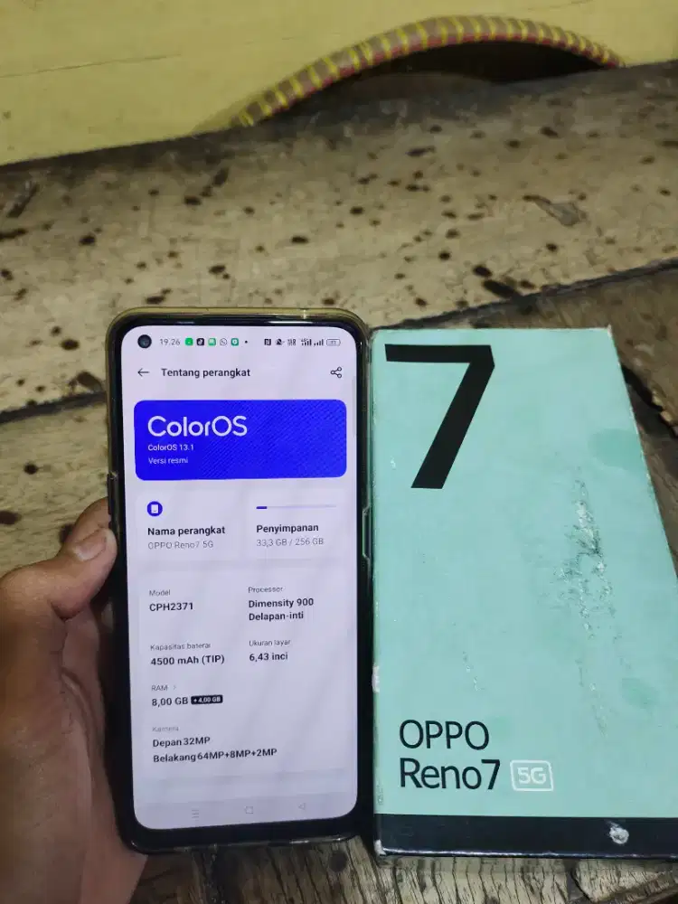 OPPO RENO 7 5G Ram 8/256GB