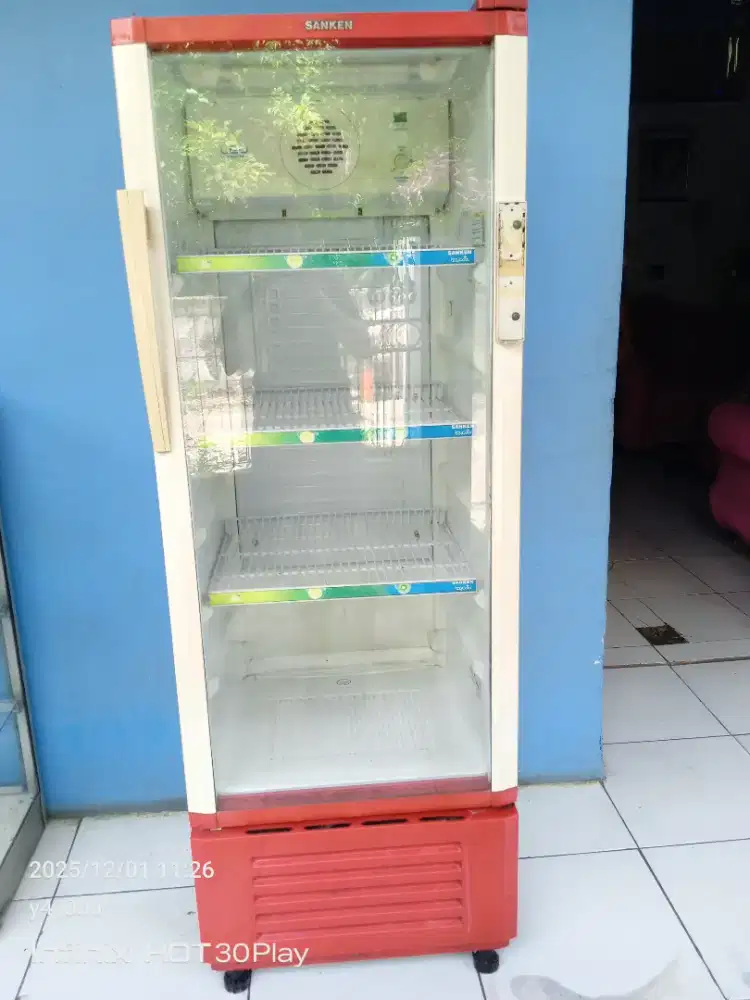 Sokes/pendingin minuman merek Sanken kondisi normal gda minus