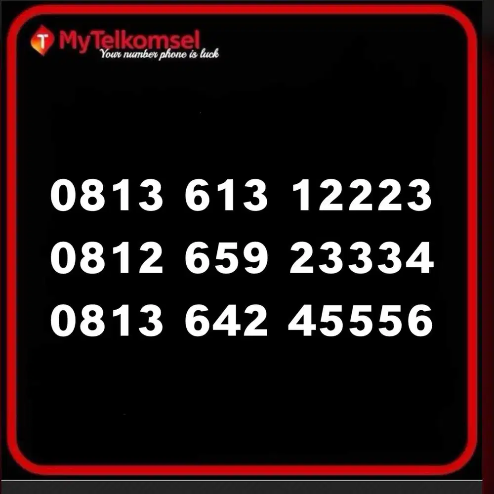 Perdana cantik/nomer cantik telkomsel