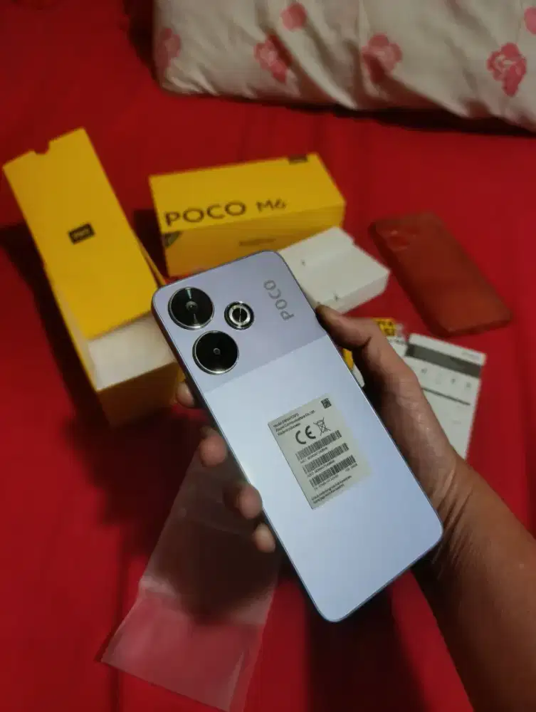 Poco M6 Fullset Ram 8/256 Mulus & msh Garansi