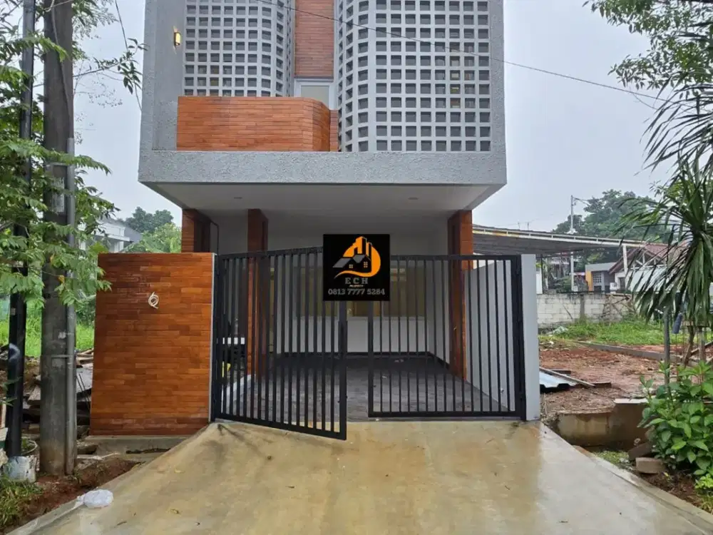 T84.Rumah Modern Siap Huni Dalam Komplek Di Pondok Kelapa Jakarta Timur