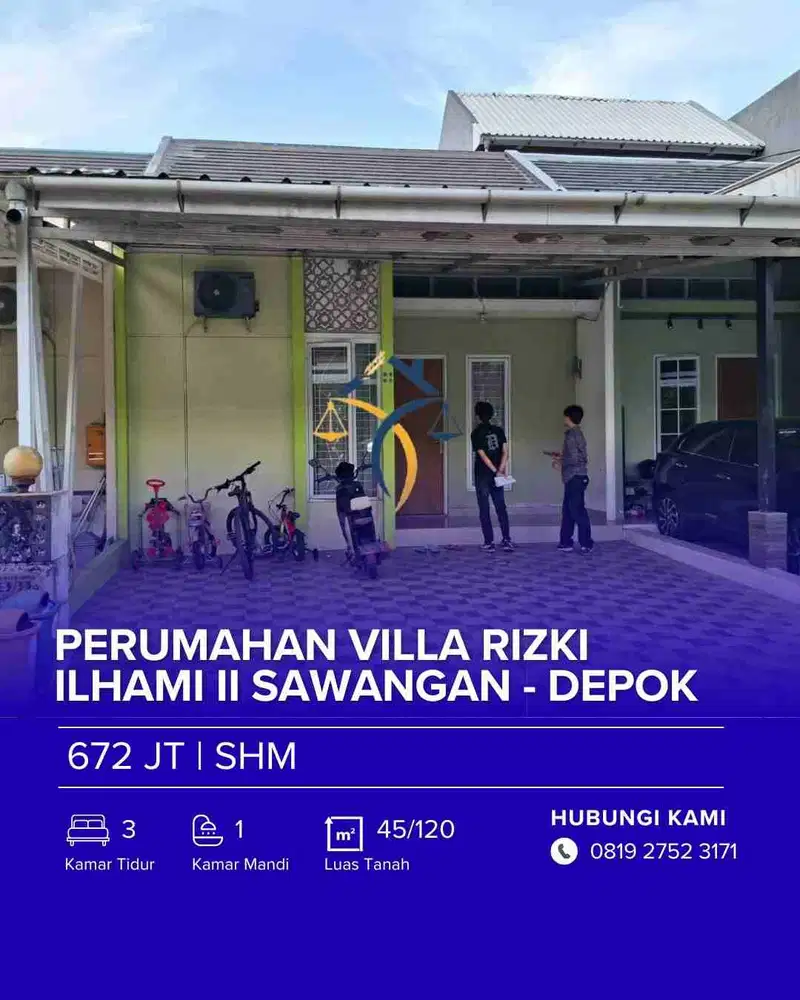 DI JUAL RUMAH VIA CESSIE ( VILLA ILHAMI II - SAWANGAN)