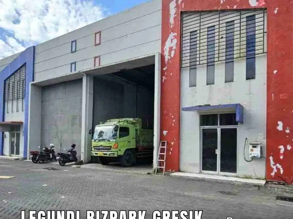JUAL MURAH GUDANG LEGUNDI BIZPARK LUAS 360 HADAP SELATAN HGB BAGUS TERAWAT