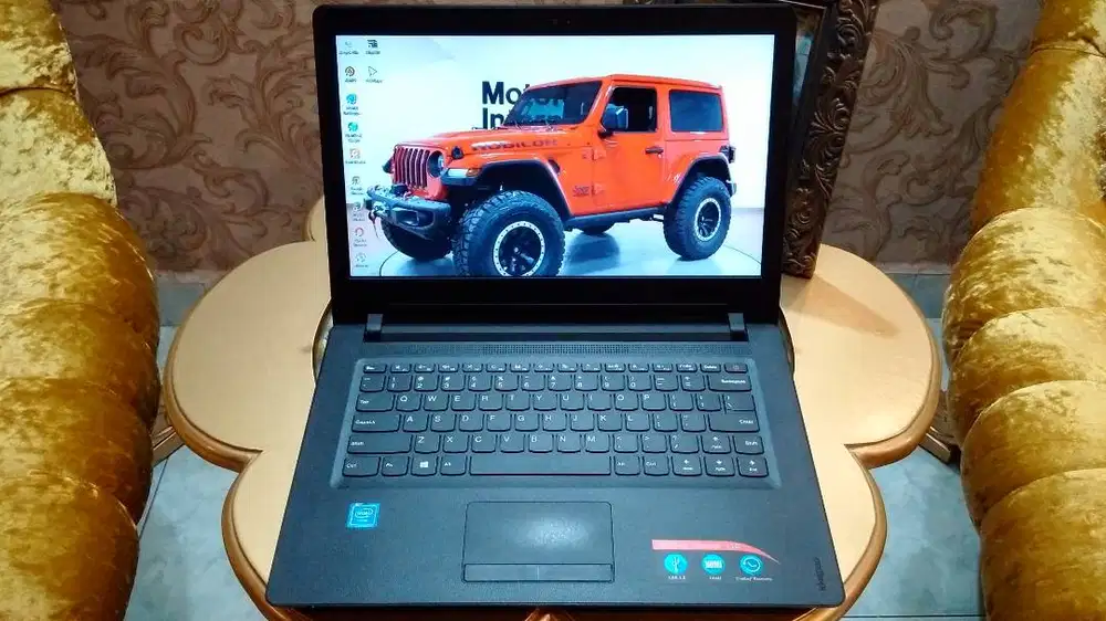 Laptop Siap Kuliah Skripsi Lenovo intel N3160 Ram 4GB SSD 128GB+500GB