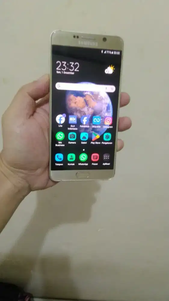 Samsung glaxy note 5 4g ram 4/32 dual sim