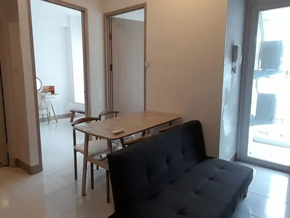 Disewakan Apartment Tokyo Riverside Type 2BR Uk. 36 Full Furnish Brand New 2 AC Water Heater Highzone Siap Huni Harga 40 juta / tahun