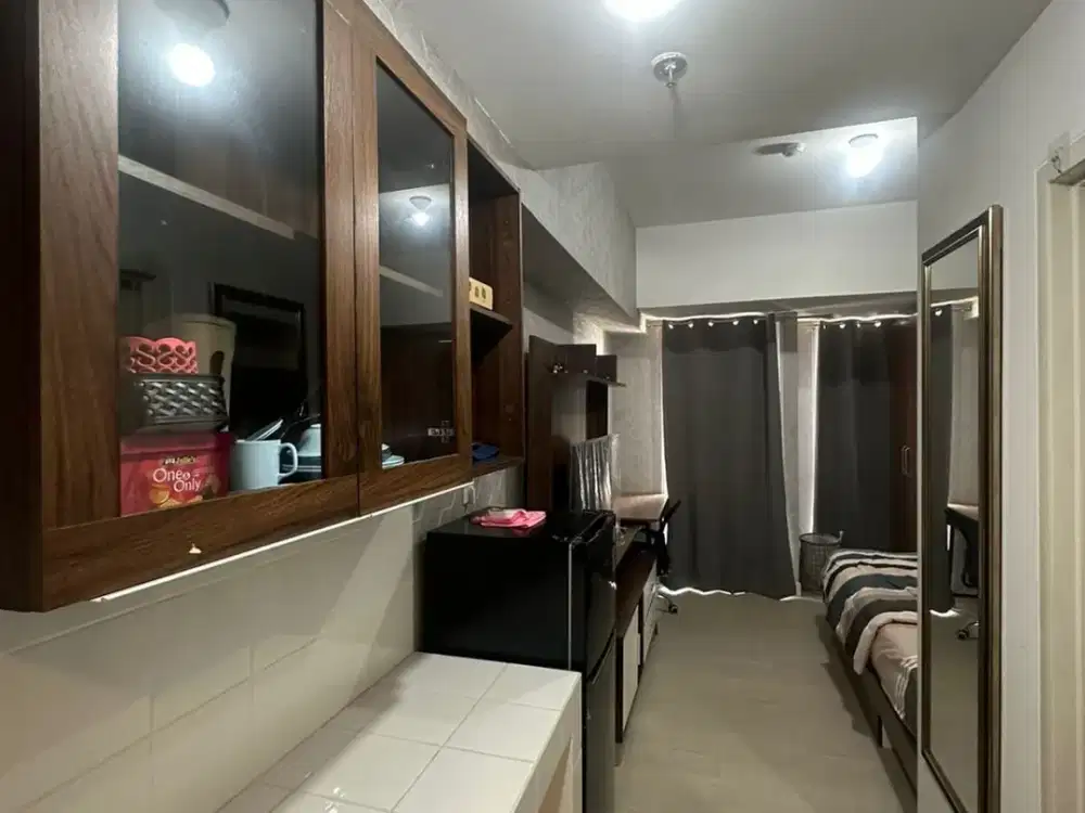 Disewakan Apartment Tokyo Riverside  Studio (tanpa tulang) Full Furnish (-wh) Harga 20 jt/thn nego