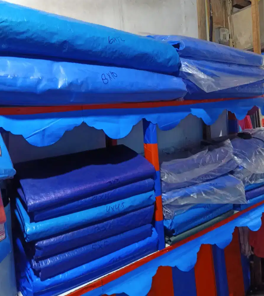 TERPAL 4X6 170.000 bisa  custom ukuran