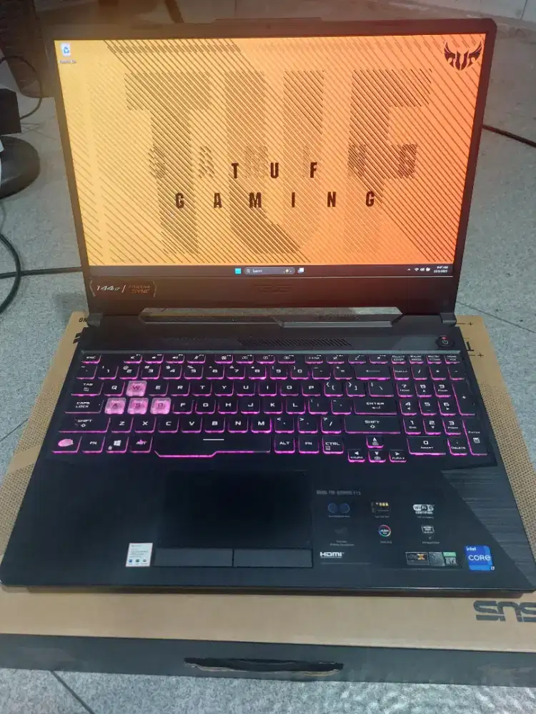 ASUS TUF I7 RAM 8 SSD 512 RTX 3050 4GB