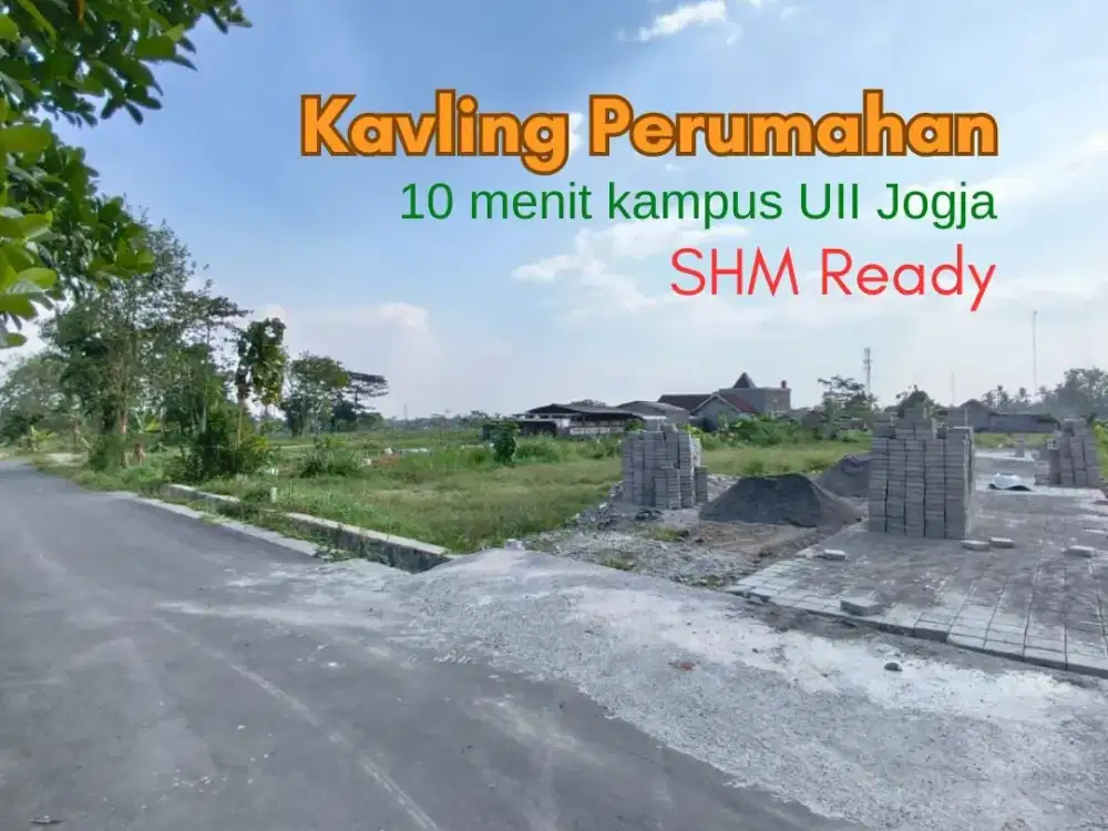 Dijual Tanah Jogja Murah Jalan Kaliurang Dekat UII View Sawah , SHM READY