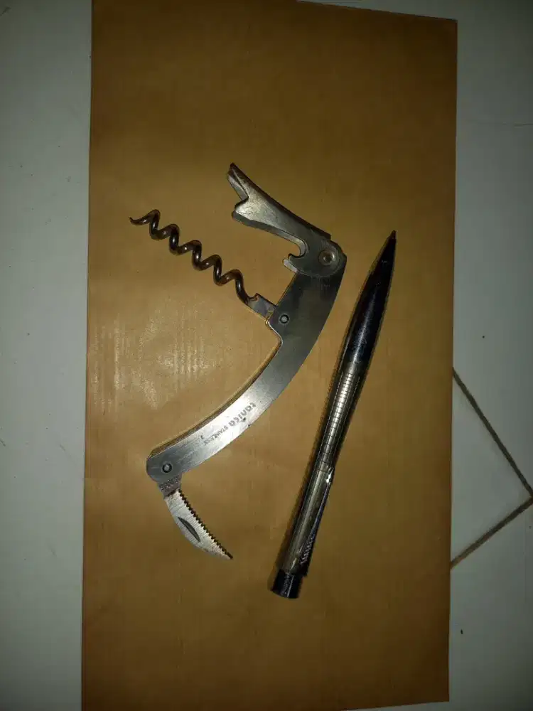 Pulpen Parker origjnal. dan pisau lipat. stenless stell