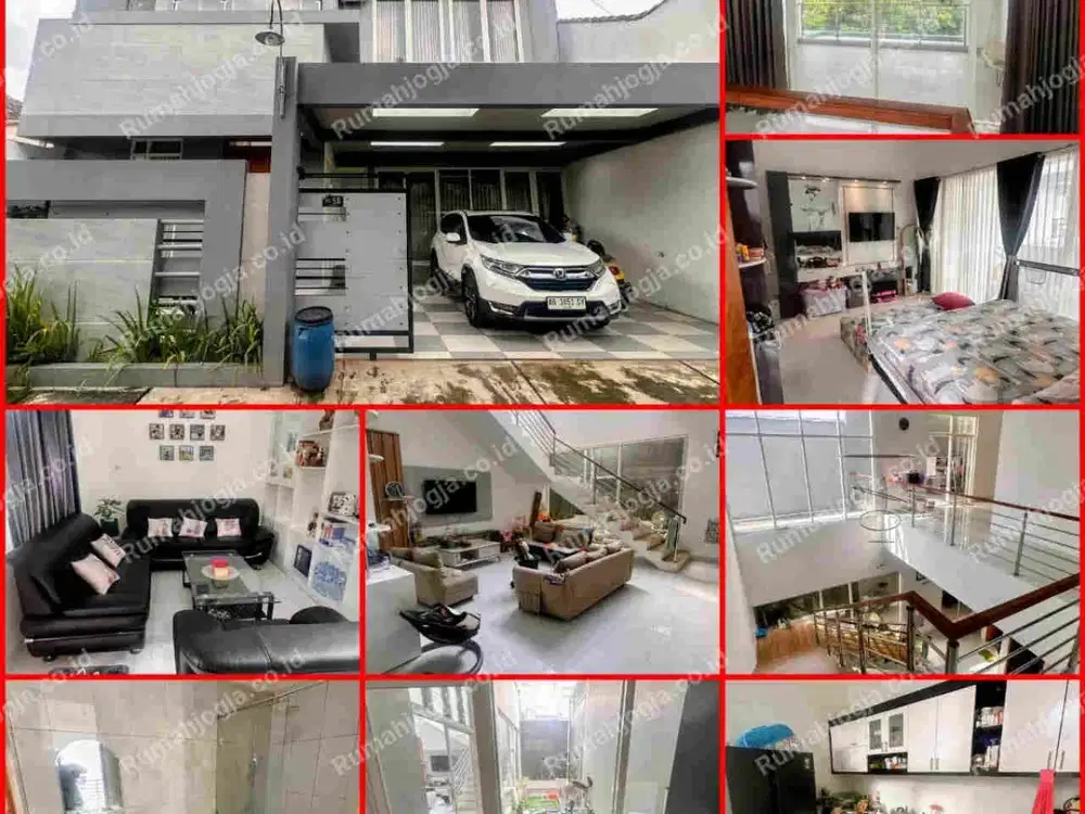 Rumah mewah 2 lantai dalam perumahan nogotirto godean